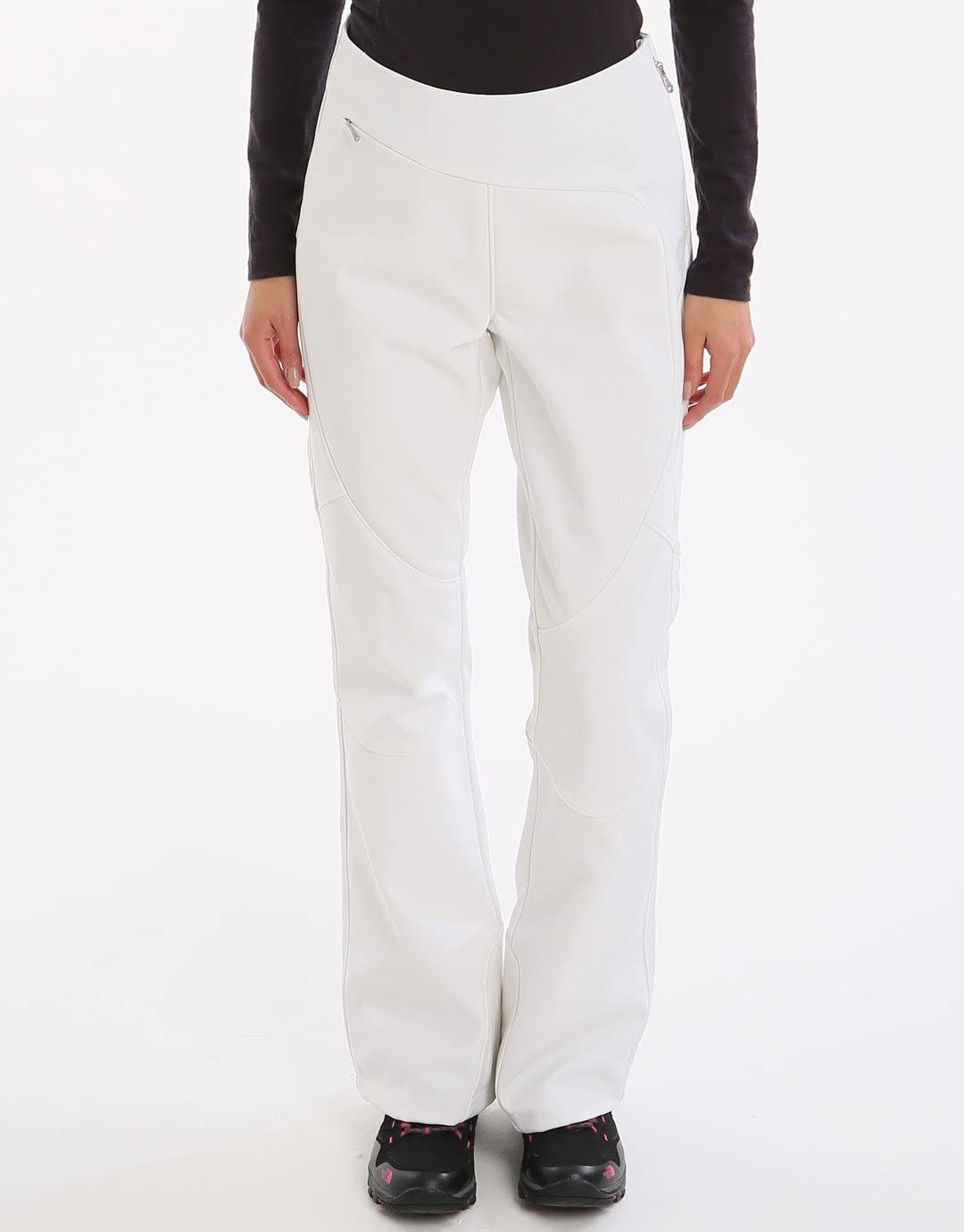 Spyder Women's Slalom Soft Shell Pants - Waterproof, Windproof & Breathable Ski Pants for Winter Sports & Outdoor Activities