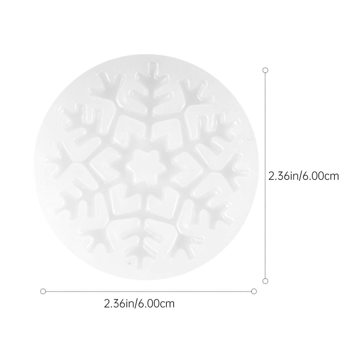 EXCEART 4-Piece Snowflake Silicone Mold Set for Holiday Baking, Jelly, Epoxy Resin Crafts, Christmas Candy Making - Perfect for DIY Fudge, Jewelry & Festive Treats (Great for Christmas Decorations & Gift Making)