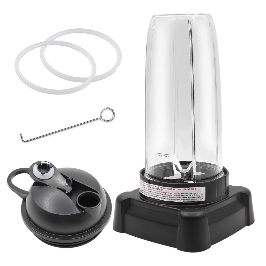 Anbige Replacement Extractor Blade with 32oz Cup & Lid - Compatible with Ninja Blender Models BL660W/BL660/BL740/BL770/BL771/BL773CO/780 - Perfect for Smoothies, Juicing & Food Prep