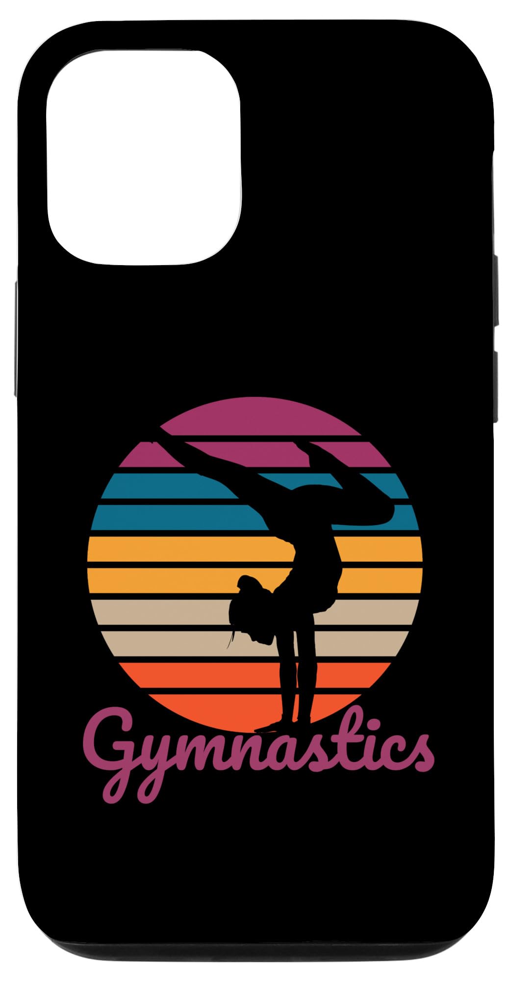 iPhone 12/12 Pro Retro Gymnastics Case - Durable Acro Gear for Tumbling Teams & Gymnasts | Perfect for Training, Competitions & Daily Protection