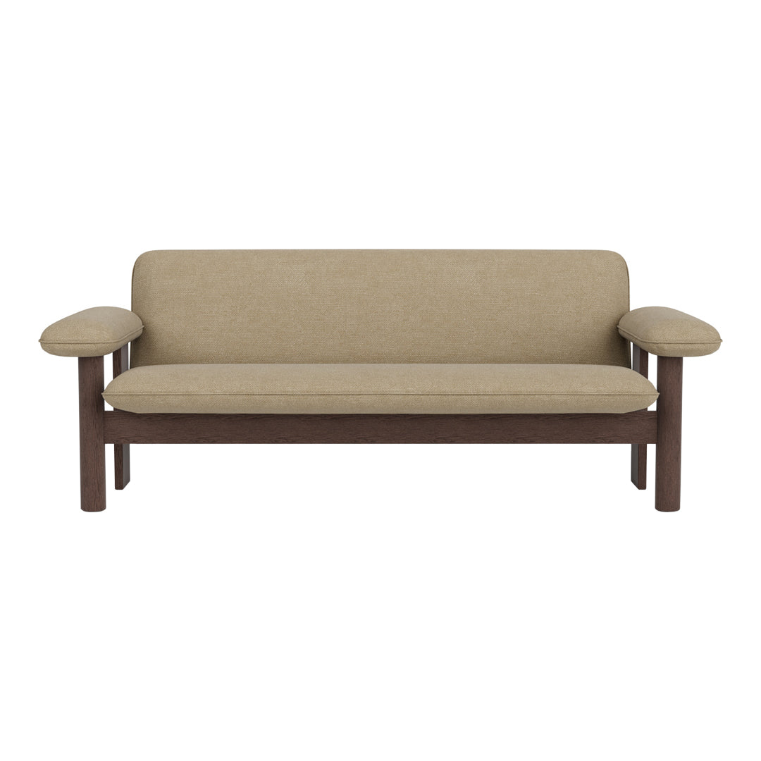 Brasilia 2-Seater Sofa - Modern Mid-Century Loveseat for Small Spaces | Perfect for Apartments, Living Rooms & Cozy Corners