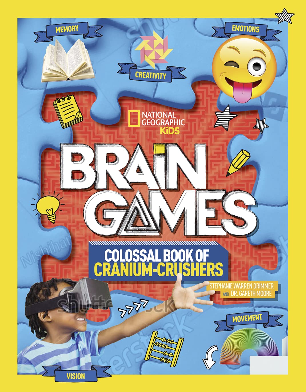 Brain Games: Colossal Book of Cranium-Crushers - Fun Puzzle Challenges for Adults & Teens - Perfect for Family Game Nights, Road Trips & Mental Exercise