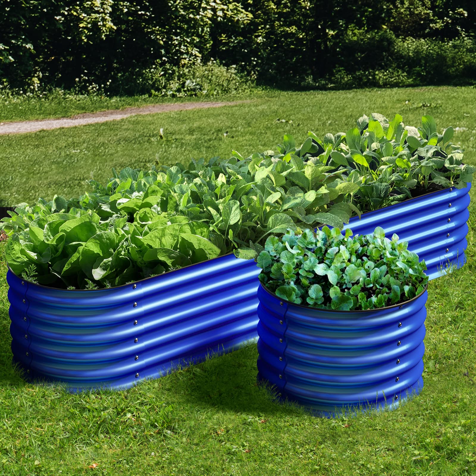 Olle Galvanized Raised Garden Beds 17