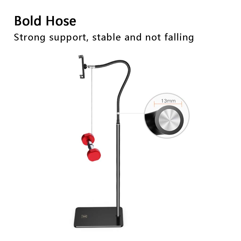 Flexible Gooseneck Phone Stand Holder for Bed & Desk - Adjustable Lazy Arm Mount for iPhone 12 Mini/11 Pro/XS Max/XR - Perfect for Reading, Watching Videos & Hands-Free Calling in Bed, Office or Car