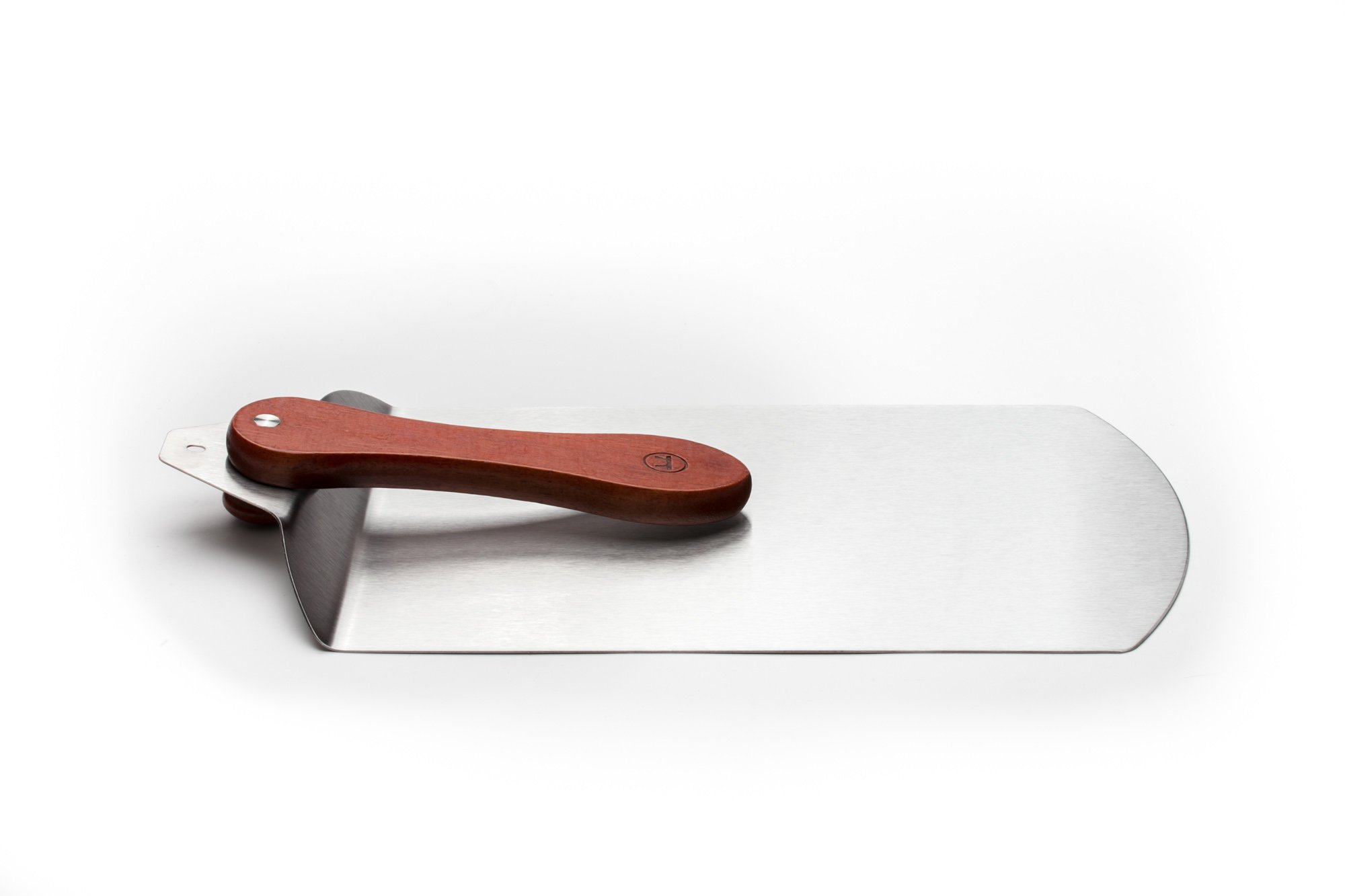 Premium Stainless Steel Pizza Peel with Collapsible Rosewood Handle - 20