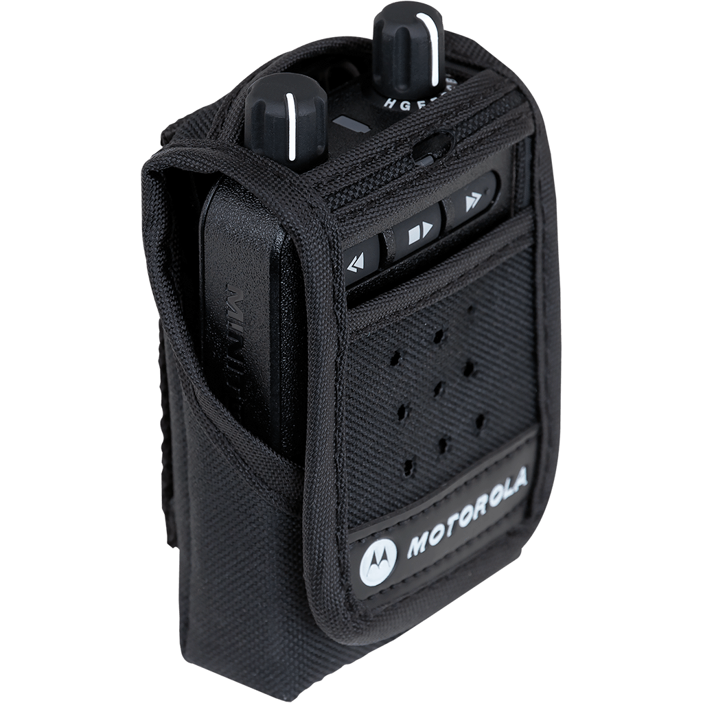 Motorola PMLN6725 Minitor 6 Nylon Carry Case - Durable Protective Cover for Two-Way Radios - Perfect for Emergency Responders, Security Personnel & Outdoor Adventures