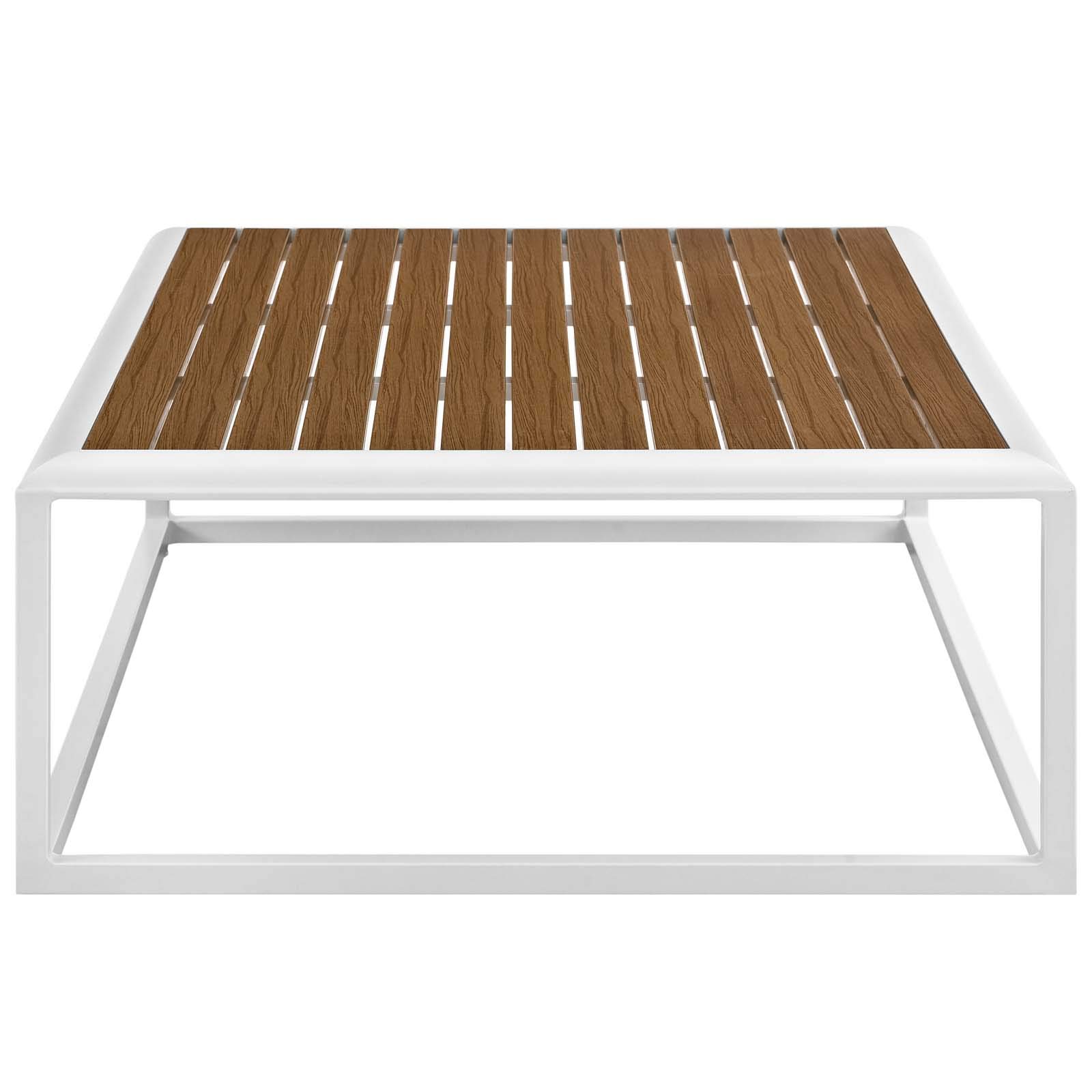 Modern Contemporary Outdoor Patio Furniture Set - Aluminum Frame with White & Gray Fabric Cushions - Includes Chair, Sofa & Table - Perfect for Garden, Poolside & Backyard Relaxation