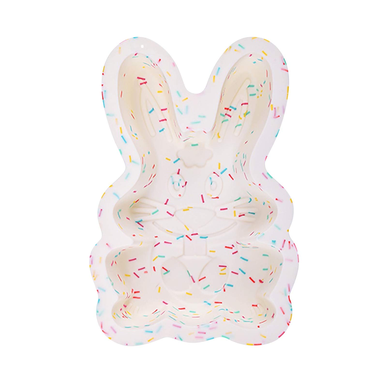 1PC Easter Bunny Silicone Cake Mold - DIY Animal Shaped Baking Pan for Cakes, Bread & Fruit Cake - Perfect for Easter Party Desserts & Holiday Baking