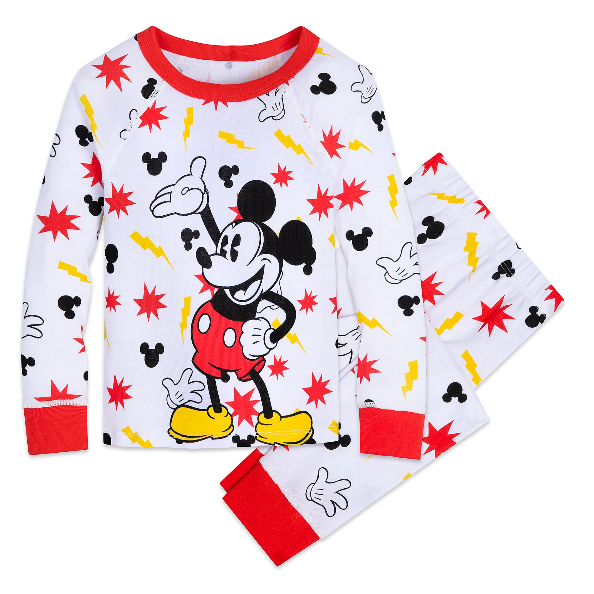 Disney Mickey Mouse Pajama Set for Kids - Soft & Comfortable Sleepwear for Boys & Girls - Perfect for Bedtime, Lounging & Sleepovers