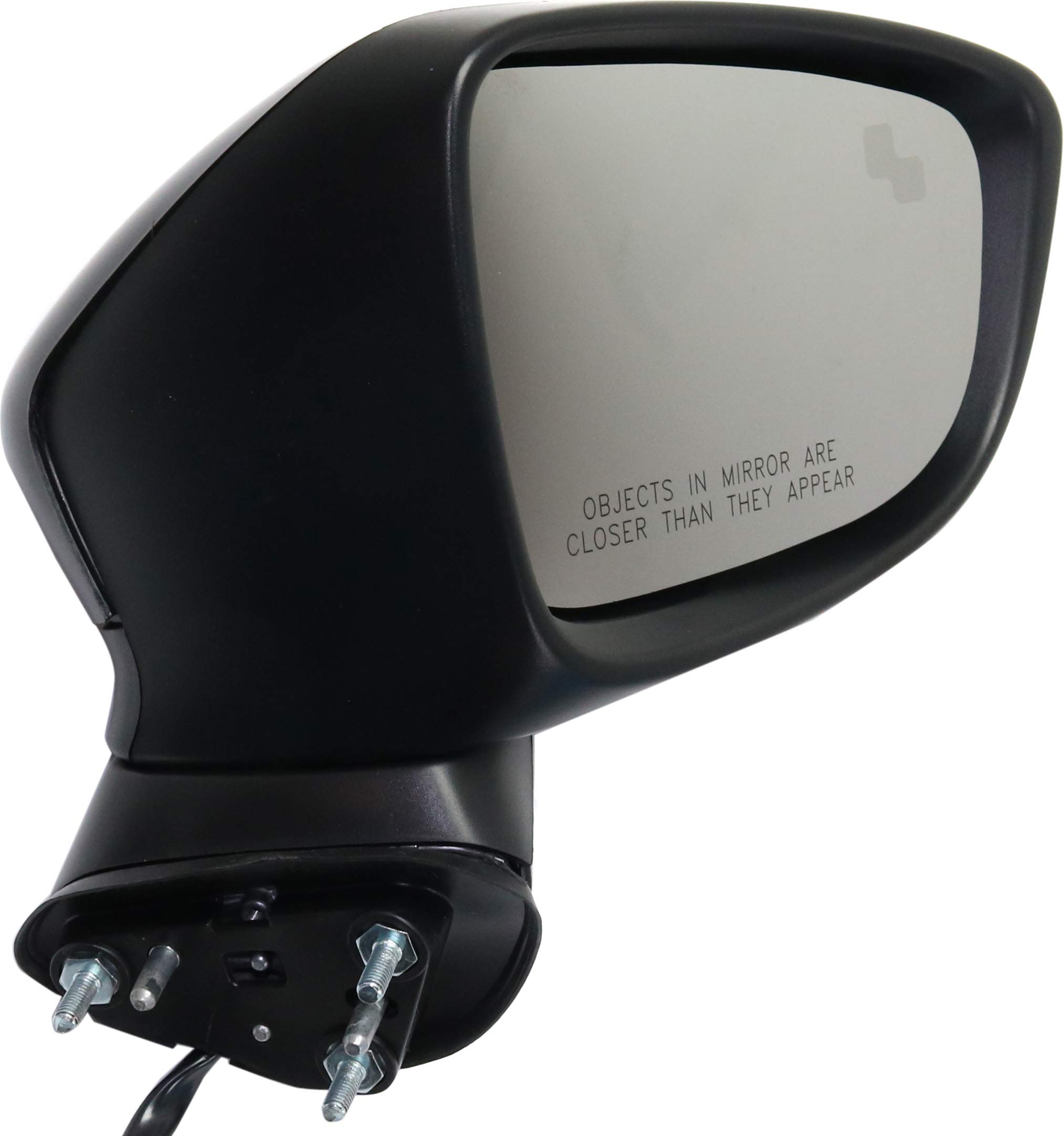 2014-2016 Mazda 6 Passenger Side Power Mirror with Turn Signal & Blind Spot Monitor - Kool Vue Non-Heated Replacement for Models Without Surround View (Paintable) - Perfect for Safe Lane Changes & Parking Assistance