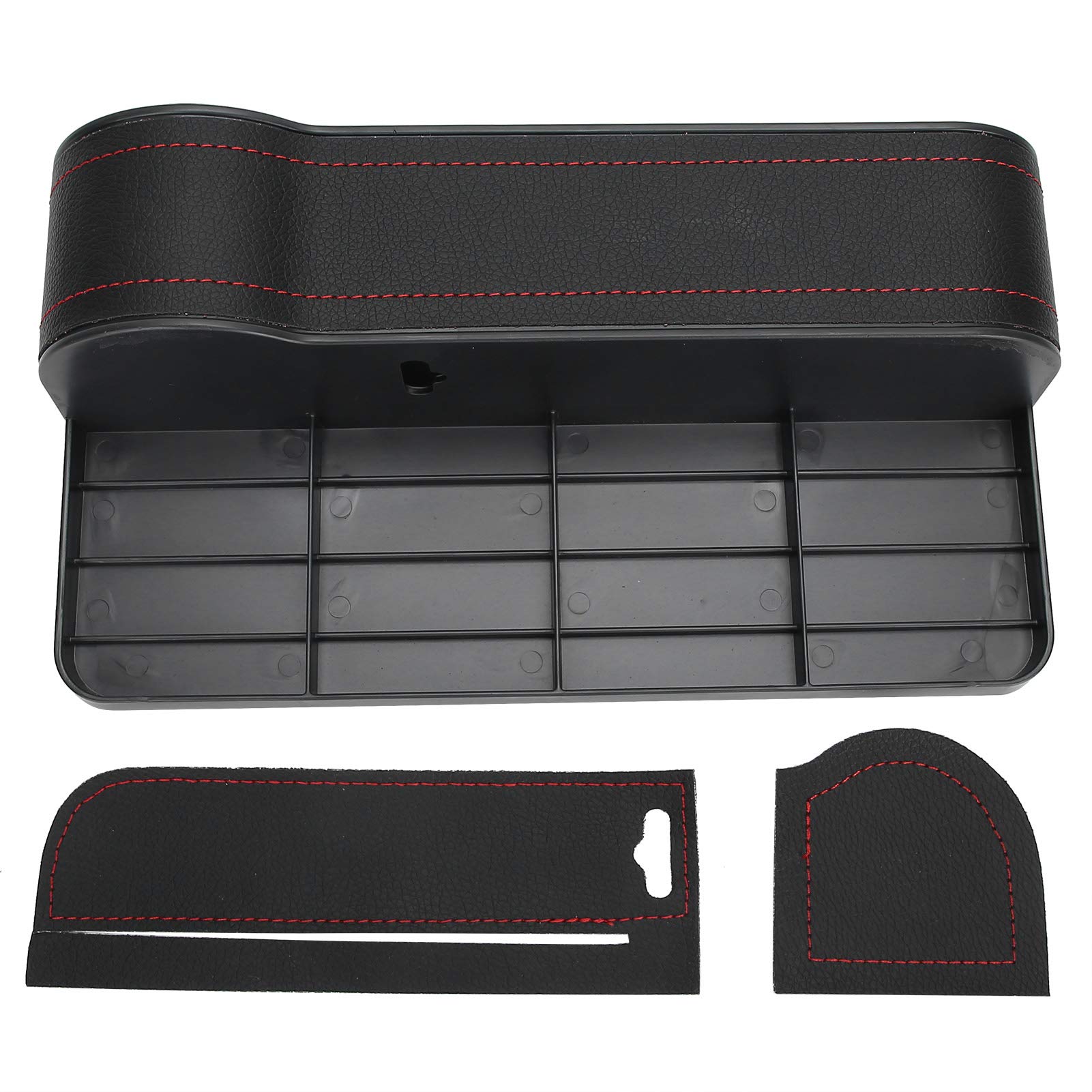 Premium ABS Plastic Car Seat Organizer - Multifunctional Storage Box for Car Accessories | Perfect for Road Trips, Travel & Daily Commute