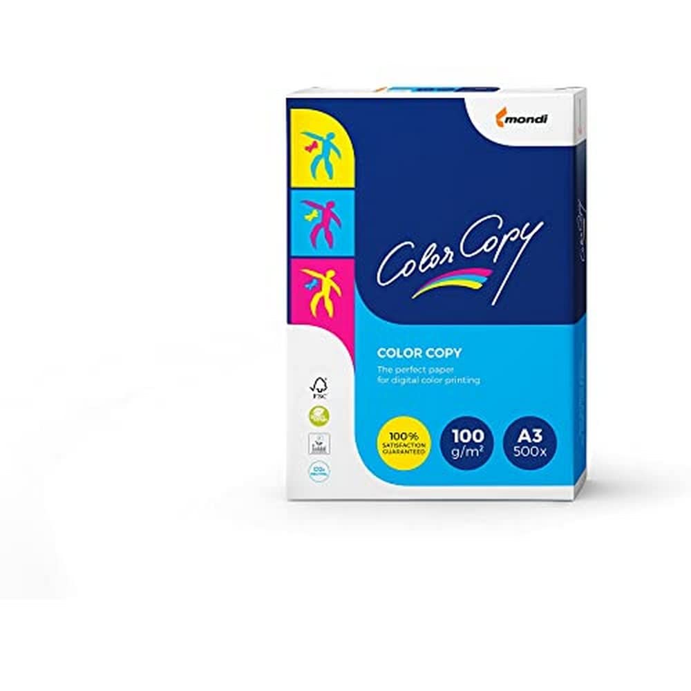 Premium A3 Color Copy Paper - 100gsm, 500 Sheets/Pack for High-Quality Printing, Office Documents & Art Projects