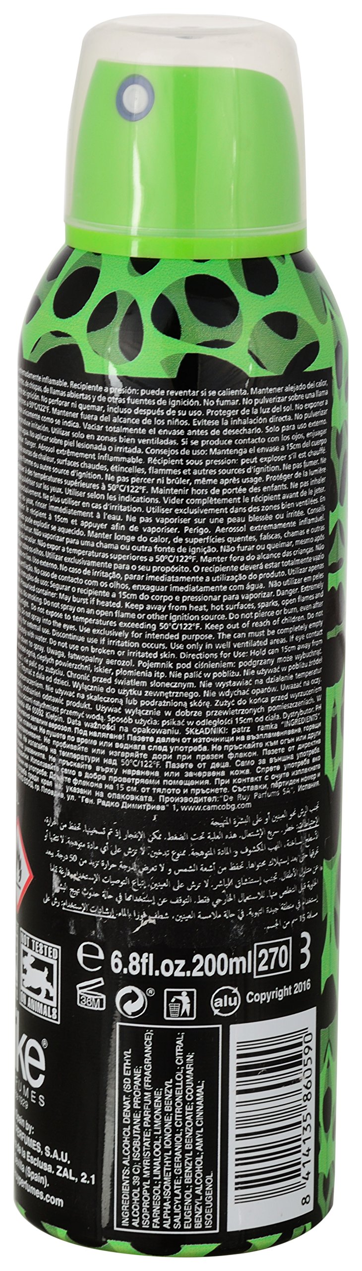 Nike Men Hub Fresh Scent Deodorant Spray - 200ml (Pack of 1) | Long-Lasting Odor Protection for Active Men | Gym, Workout & Everyday Use