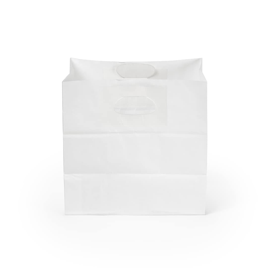 Eco-Friendly Rectangle Paper Take Out Bags with Handles - 11