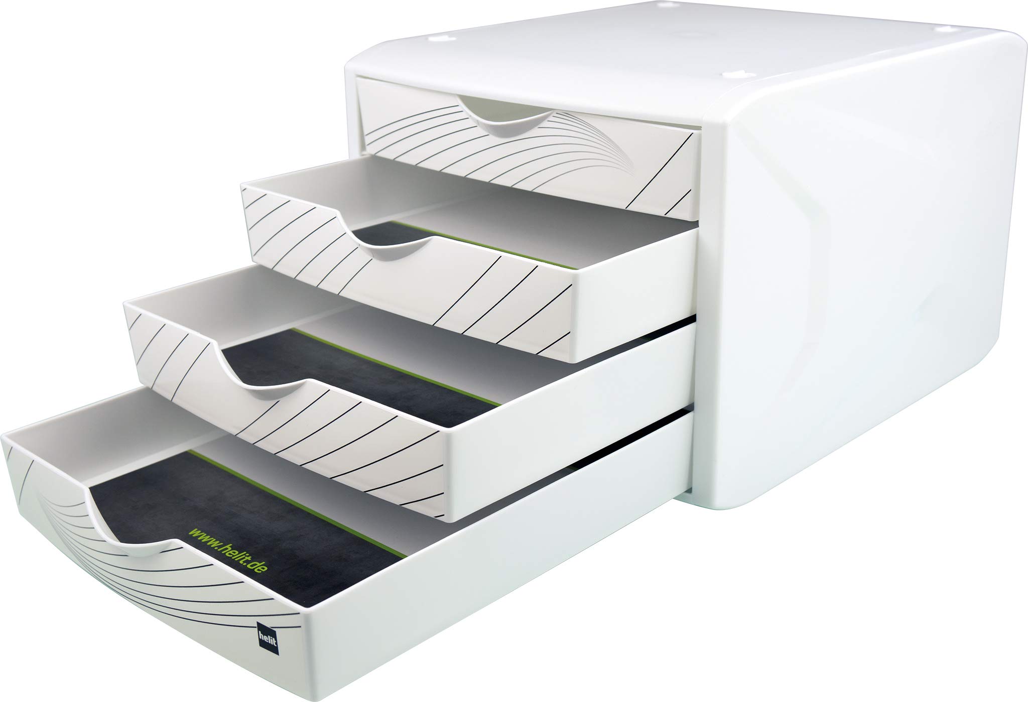 Chameleon Drawer Organizer Box - White | Versatile Storage Solution for Home, Office & Closet Organization