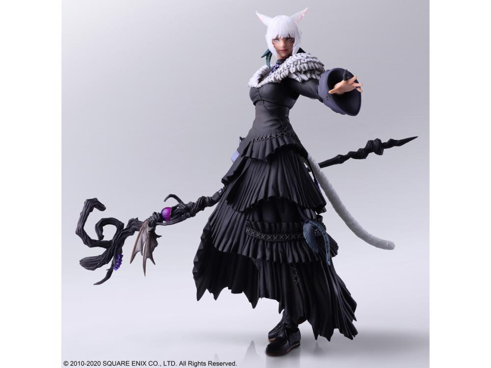 Bring Arts Final Fantasy XIV Y'shtola Action Figure - Square Enix Collectible Anime Figure for Display & Gaming Room Decor - Perfect for FFXIV Fans & Anime Collectors