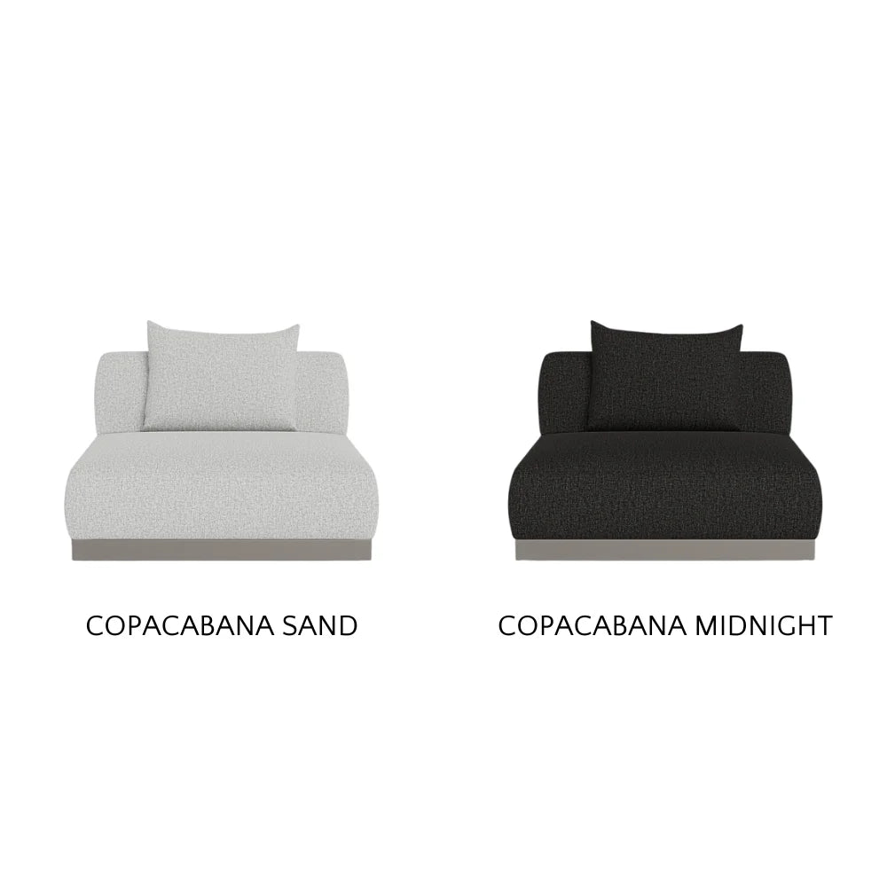 Amalfi Outdoor Armless Swivel Chair - 360 Degree Rotating Patio Furniture for Poolside, Garden, and Deck Relaxation