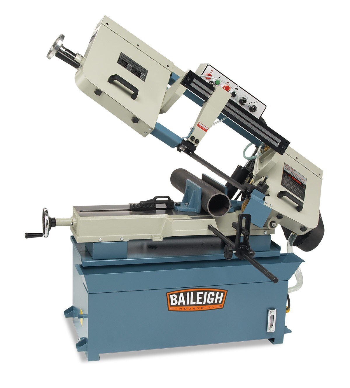 Baileigh Industrial BA9 1001740 BS-916M Horizontal Metal Cutting Band Saw - Perfect for Metal Fabrication, Workshop, and Industrial Applications