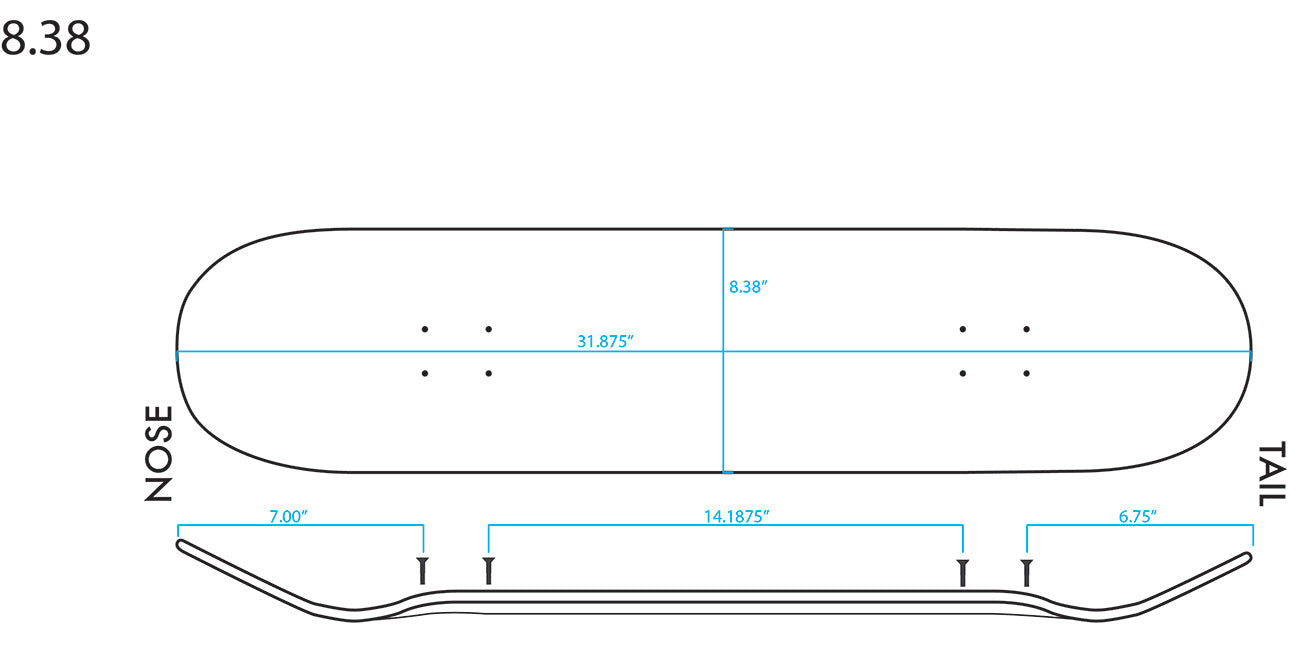 Primitive Williams Podium Deck 8.38