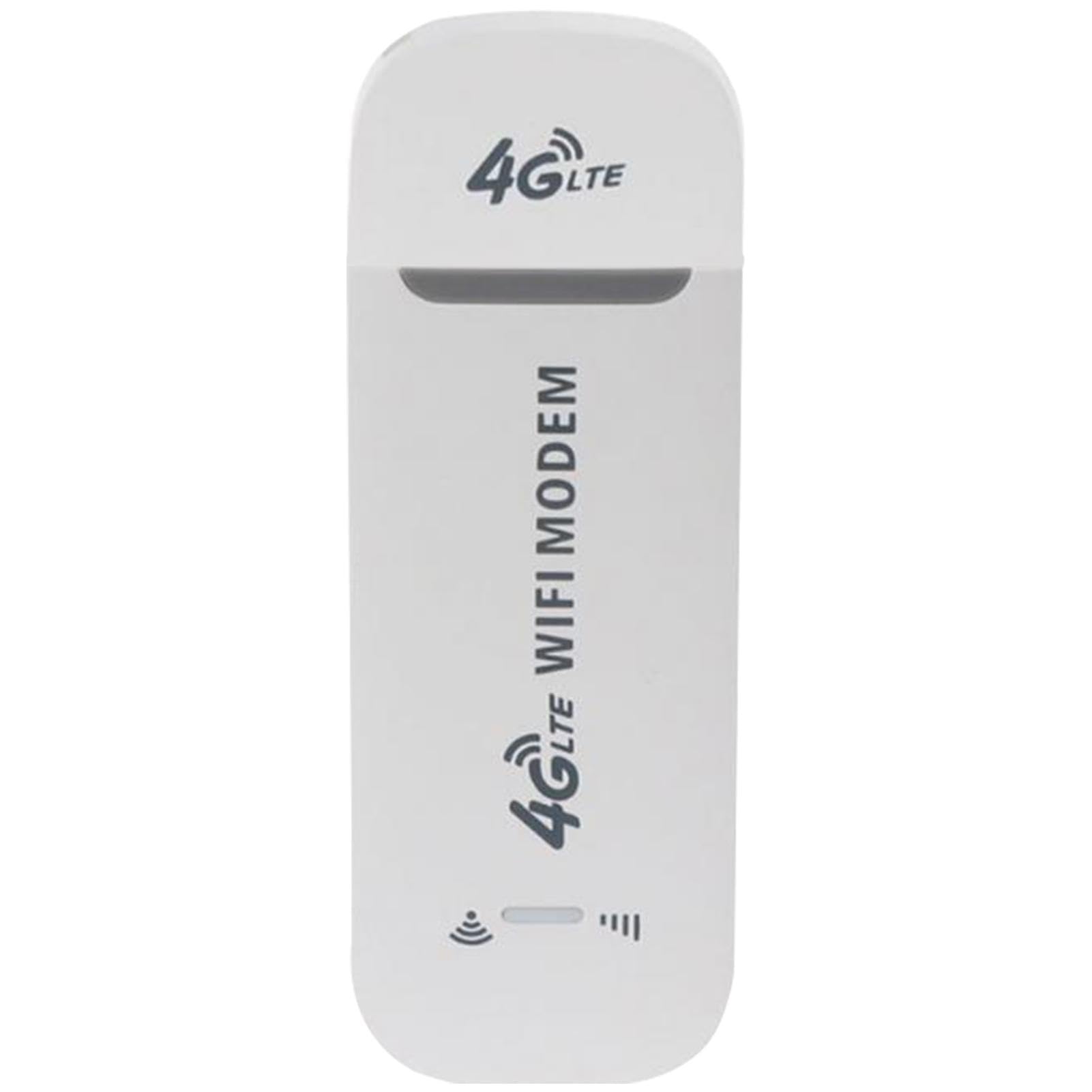 High-Speed USB Internet Dongle - 4G LTE External USB Modem with Antenna for Desktop & Laptop - Portable Cellular Data Modem for Remote Areas, Travel & Home Office Use