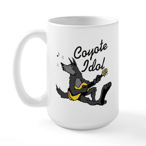 White - Coyote Idol Large Mug