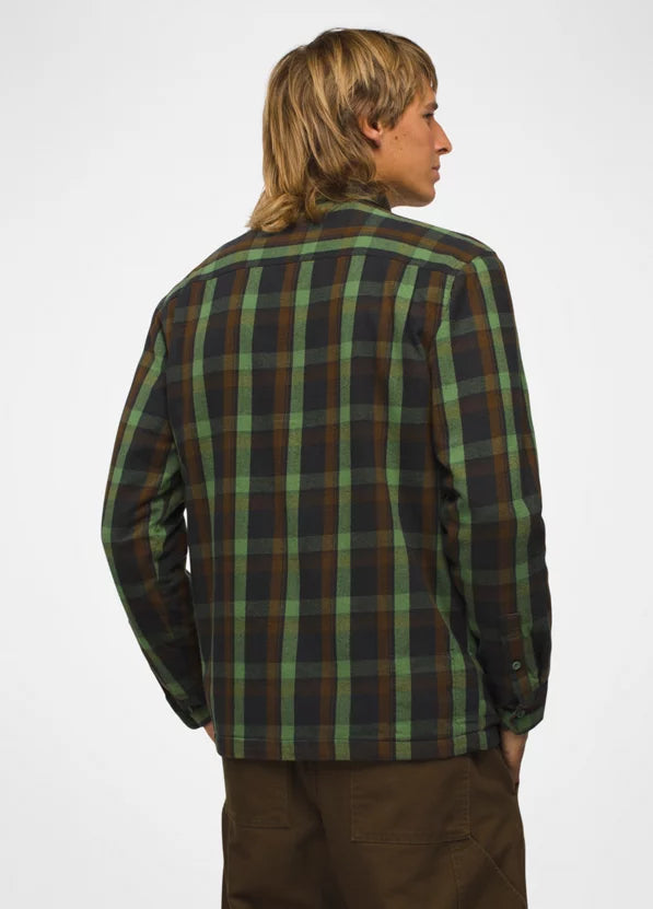 Premium Men's Copper Skies Lined Flannel Shirt - Soft & Warm Plaid Flannel for Fall & Winter - Perfect for Outdoor Camping, Hiking & Casual Wear