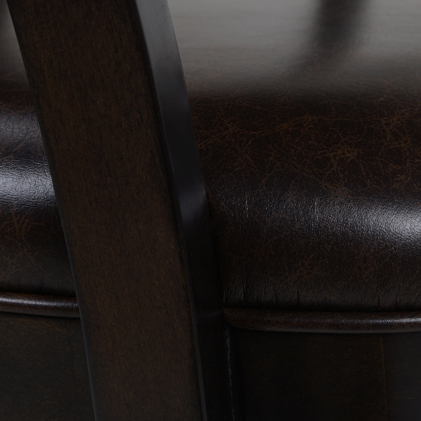 27in Swivel Counter Height Bar Stool - Vintage Faux Leather with High Back Support & Armrests - Solid Hardwood Frame - Perfect for Kitchen Island, Home Bar & Breakfast Nook