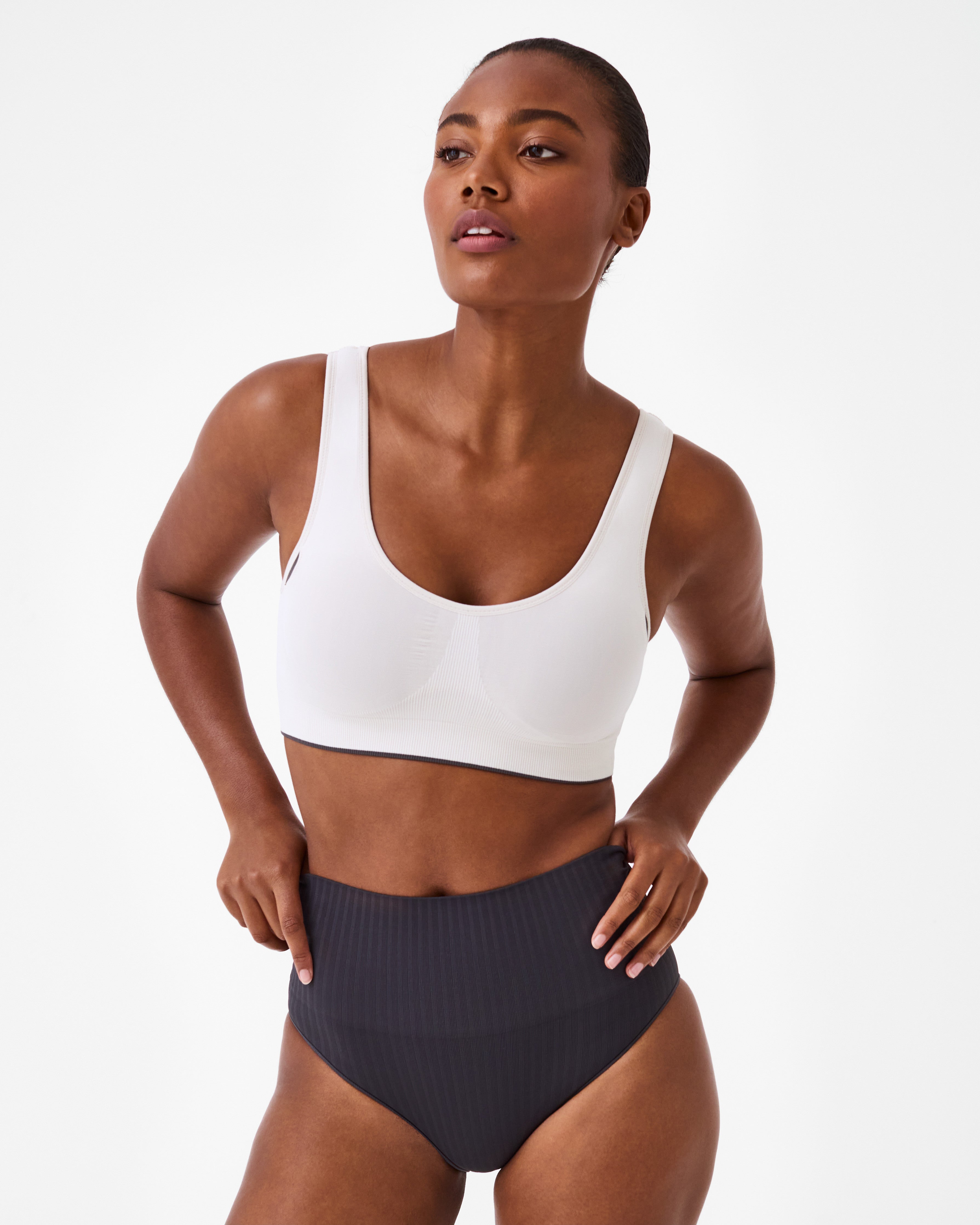 SPANX® Breast of Both Worlds® Reversible Comfort Bra - Wireless Support for Everyday Wear & Workout | Seamless T-Shirt Bra for Women