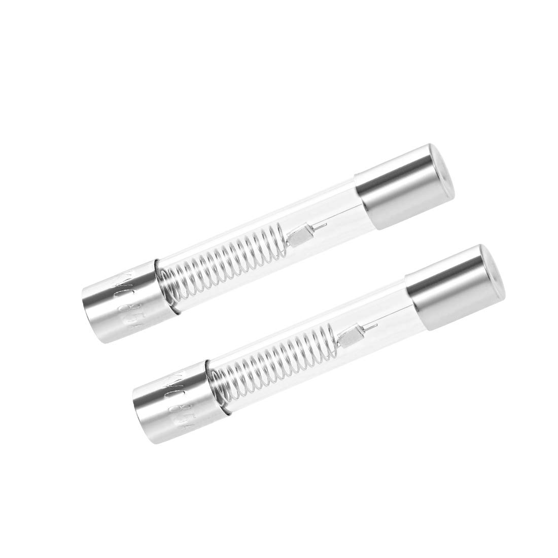 uxcell 0.85A DC 5000V Fast Blow Glass Fuse 6mm x 40mm - 2 Pack Replacement Microwave Oven Cartridge Fuses for Home Appliance Repair & Electrical Safety Protection