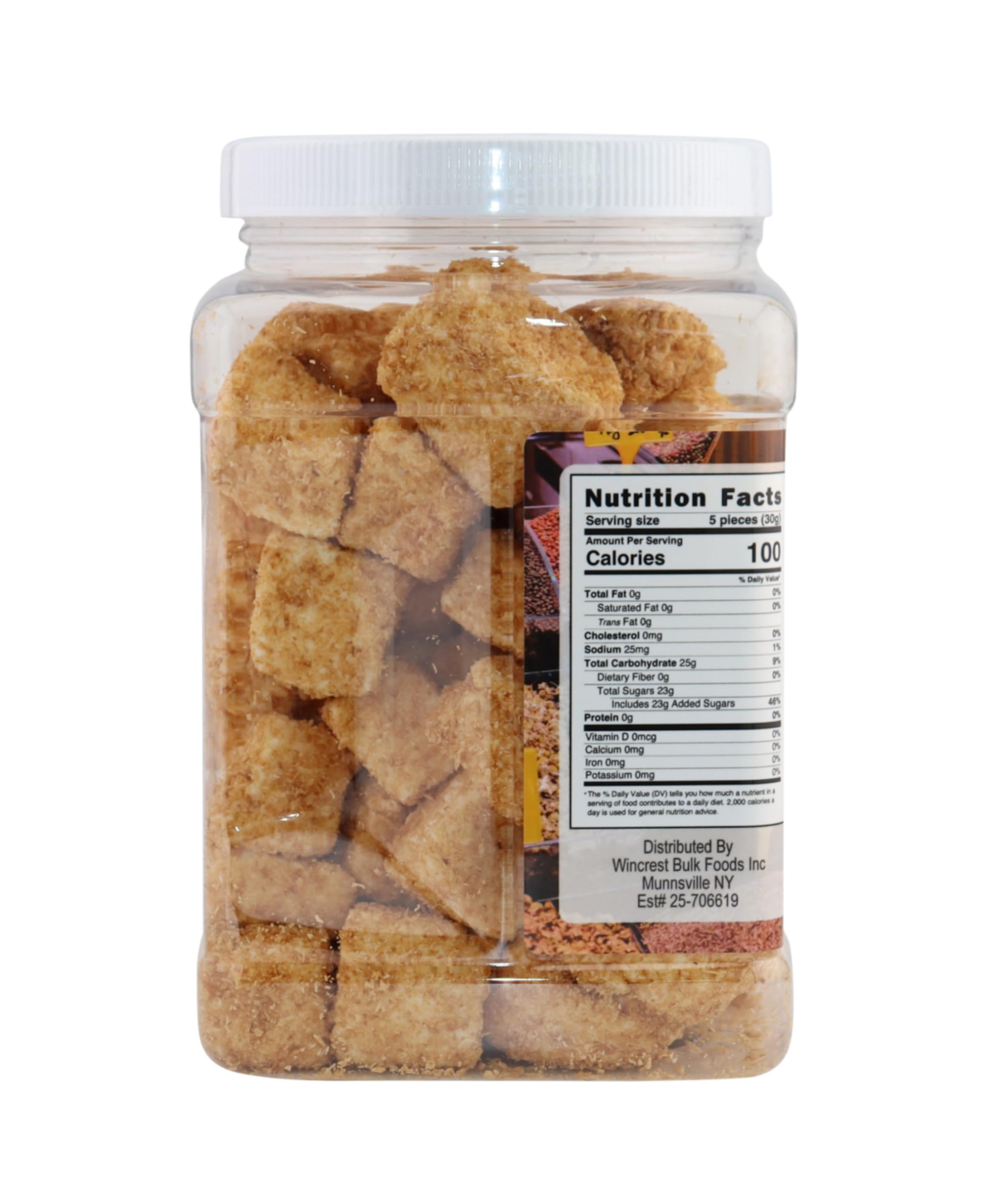 Premium Toasted Coconut Marshmallows - 1 Pound Tub - Perfect for Baking, Hot Cocoa & Campfire S'mores