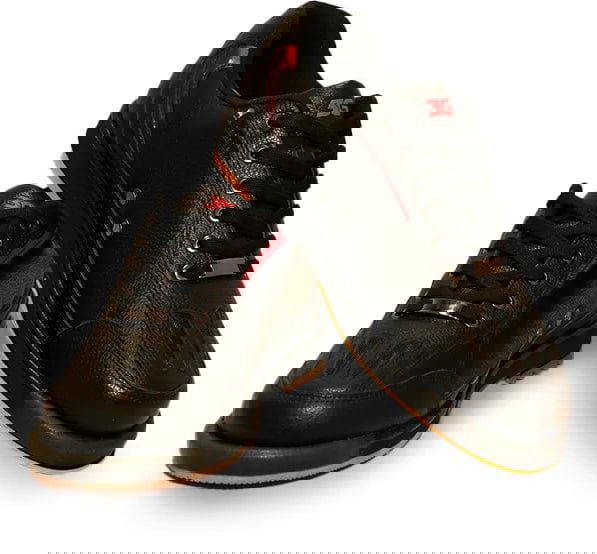 3G Men's Racer Black/Red Right Hand Bowling Shoes - Lightweight Performance Footwear for Competitive Bowlers - Perfect for League Play and Tournament Use