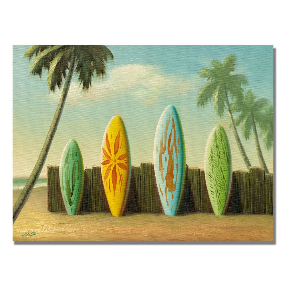 Rio Canvas Art Print - 35x47 Inch Trademark Fine Art Wall Decor for Living Room, Bedroom & Office | Stretched & Framed Ready to Hang