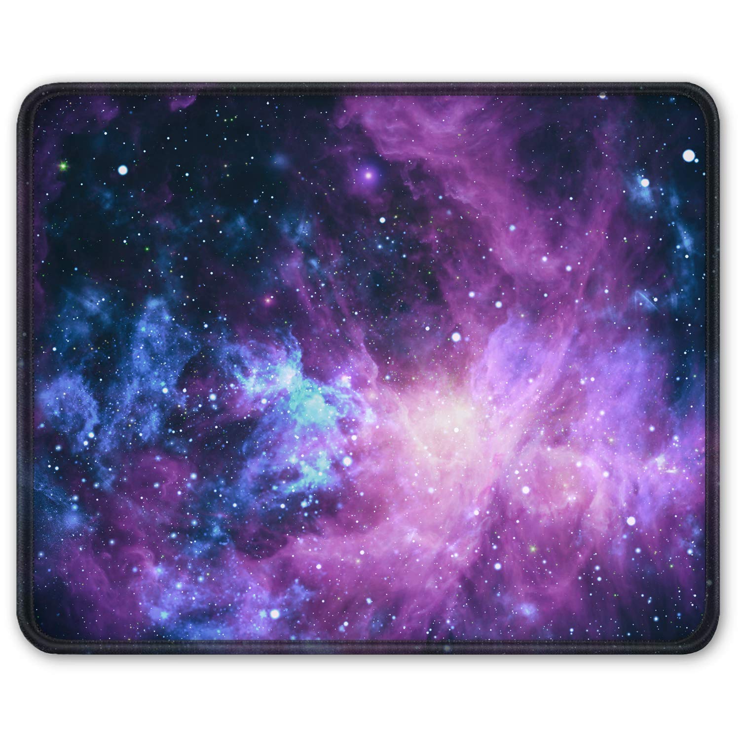 Premium Non-Slip Gaming Mouse Pad - 12x10 Inch Thick Rubber Base with Stitched Edges, Waterproof & Durable for PC, Laptop, Office & Home Use - Marvelous Galaxy Design for Gamers & Professionals
