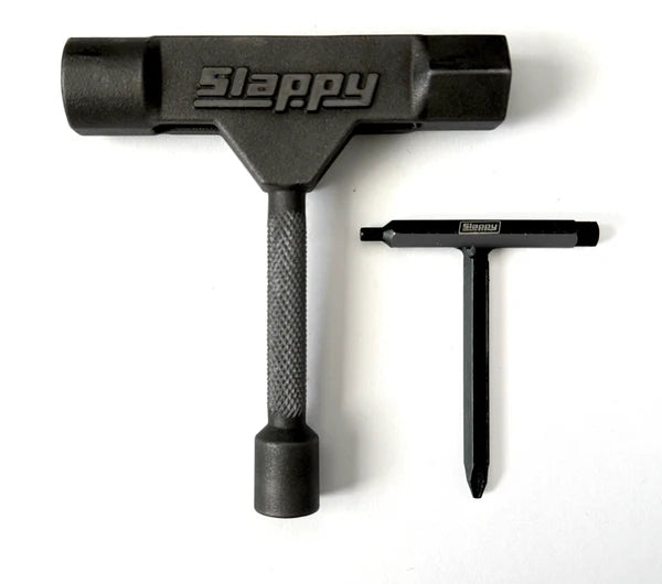 Slappy ST2 Skate Tool - Black | Multi-Functional Skateboard Tool for Adjusting Trucks & Wheels | Perfect for Skateboard Maintenance & DIY Repairs