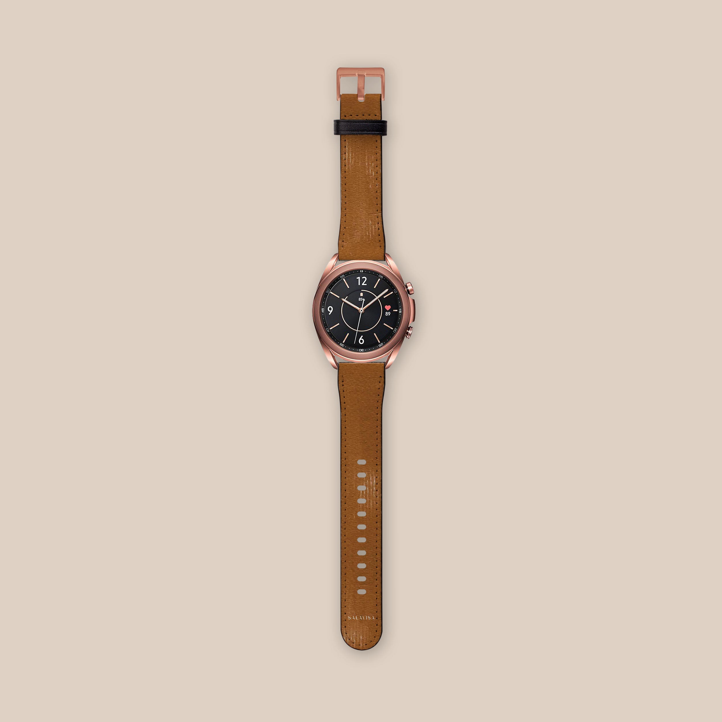 Premium Brown Clay Galaxy Watch Band - Durable & Stylish Replacement Strap for Samsung Galaxy Watch - Perfect for Workouts, Outdoor Adventures & Everyday Wear