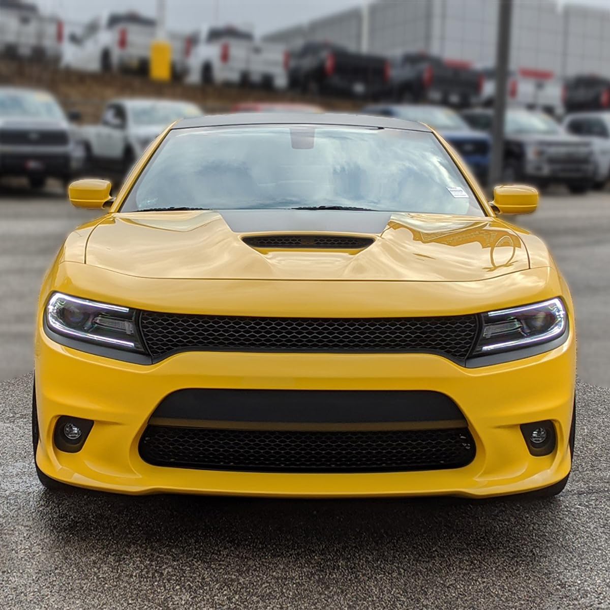 Spec-D Tuning Chrome Fog Lights with H11 Bulbs - Compatible with 2015-2020 Dodge Charger (Pair) | Durable LED Fog Lamp Assembly for Enhanced Night Driving Safety & Style