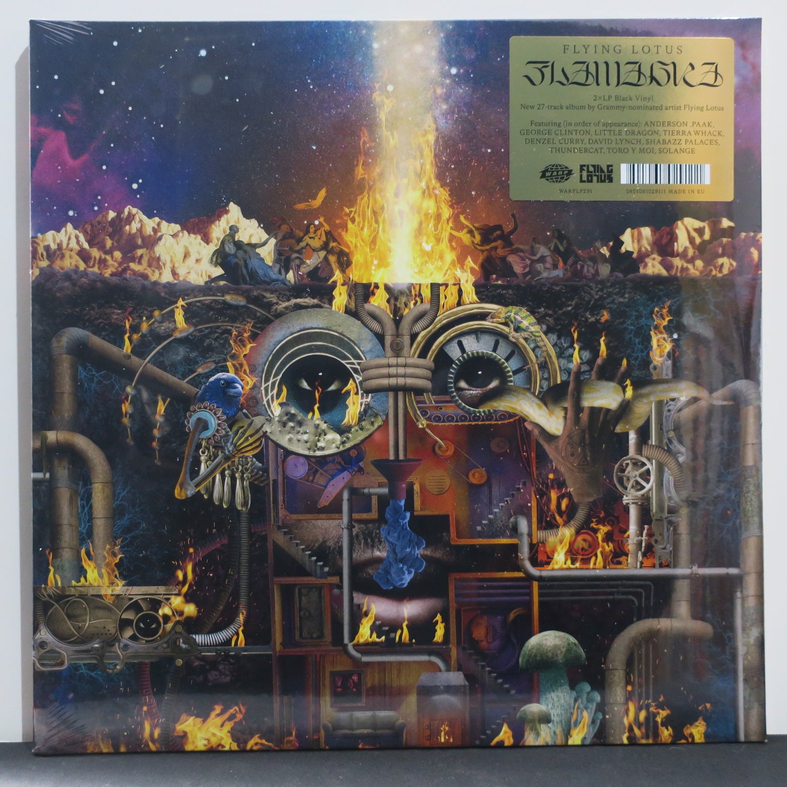 FLYING LOTUS 'Flamagra' Limited Edition Vinyl 2LP Record - Electronic Jazz Hip Hop Music Album for Collectors & Audiophiles - Perfect for Home Listening & DJ Sets