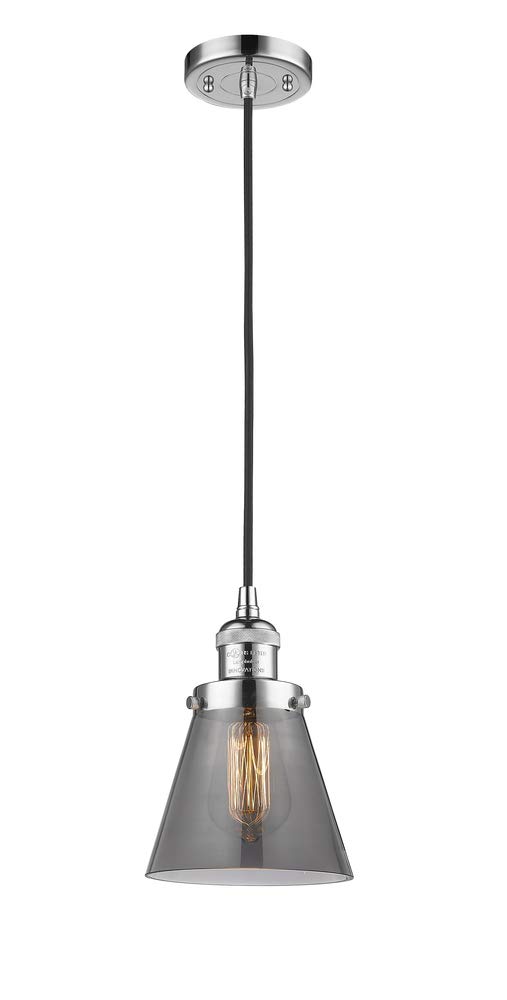 Innovations 201C-PC-G63-LED Mini LED Pendant Light in Polished Chrome - Perfect for Kitchen Island, Dining Room, and Bar Lighting