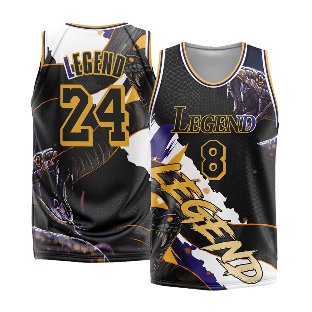 Legend Jersey Basketball Player Number 24 - Men's & Women's Fashion Sport Jersey for NBA Fans | Game Day, Training & Streetwear Outfits