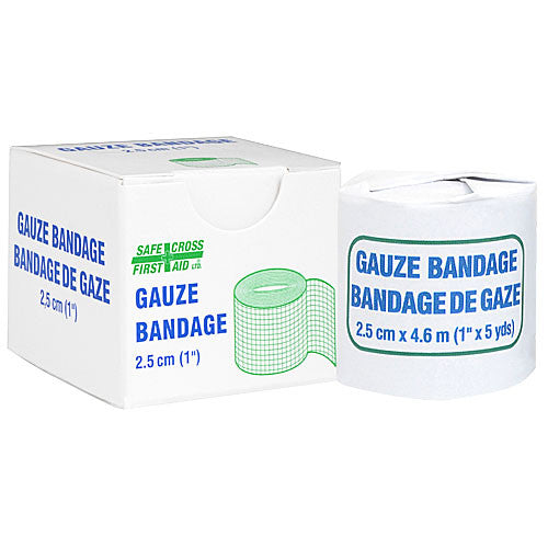 Sterile Gauze Bandage Roll 2.5cm x 4.6m (1