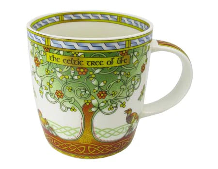Tree of Life Ceramic Coffee Mug - Inspirational Gift for Tea & Coffee Lovers - Perfect for Home, Office & Meditation Use