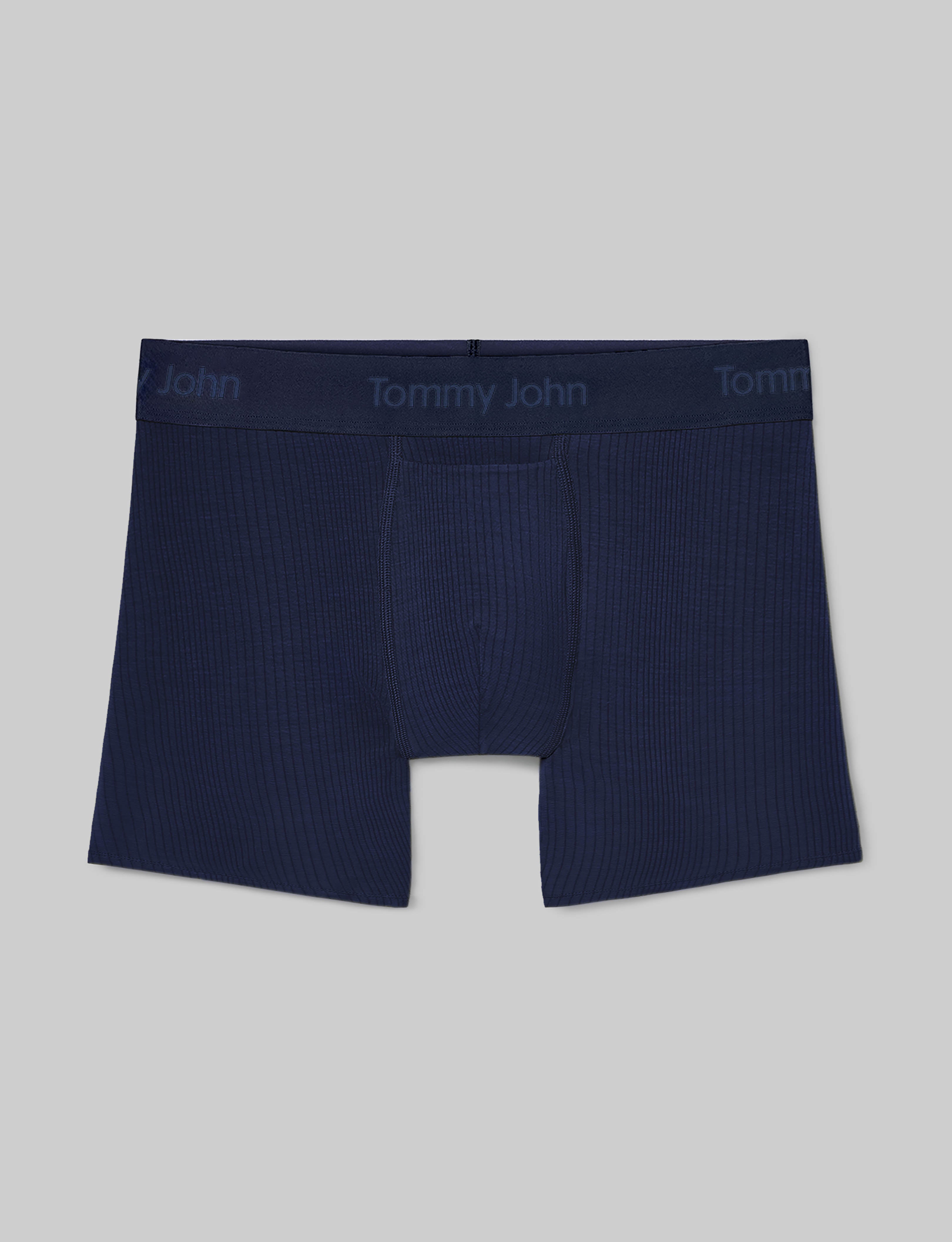 Second Skin Luxe Rib Trunk 4 Pack - Ultra Soft Men's Underwear for All-Day Comfort | Perfect for Workout, Lounge & Everyday Wear