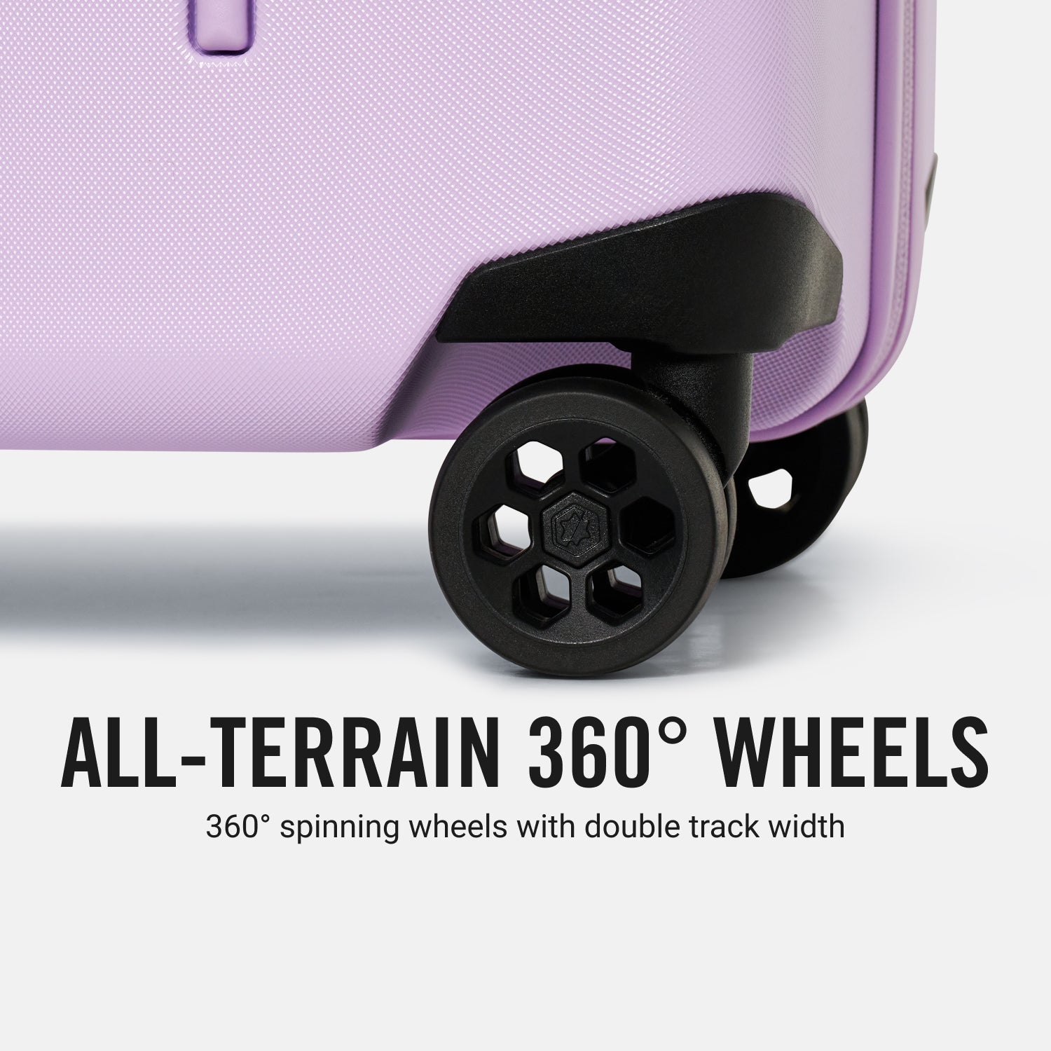 The Ridge Carry On Luggage - Lightweight Expandable Suitcase with 360° Spinner Wheels, TSA Lock & Lavender Color - Perfect for Business Travel & Weekend Getaways