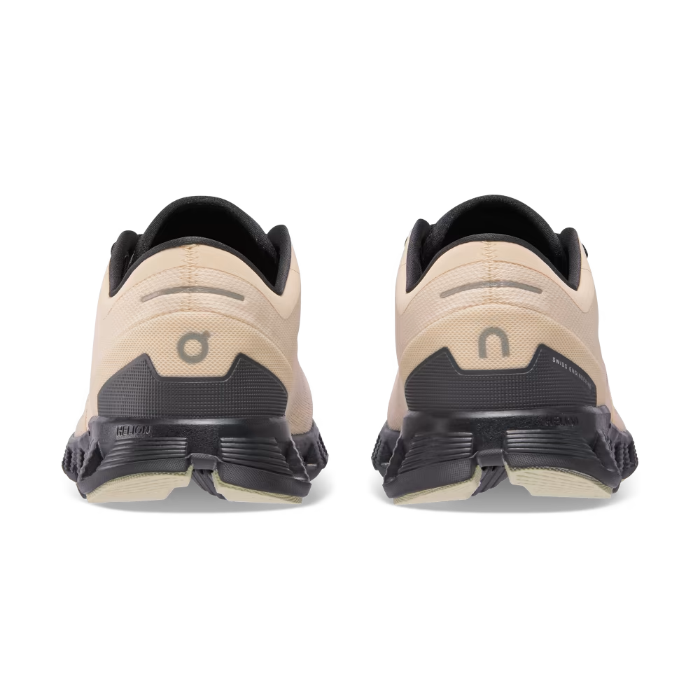 On Running Women's Cloud X 3 Running Shoes - Lightweight & Breathable for Gym, Trail & Daily Wear (Fawn/Magnet Color)