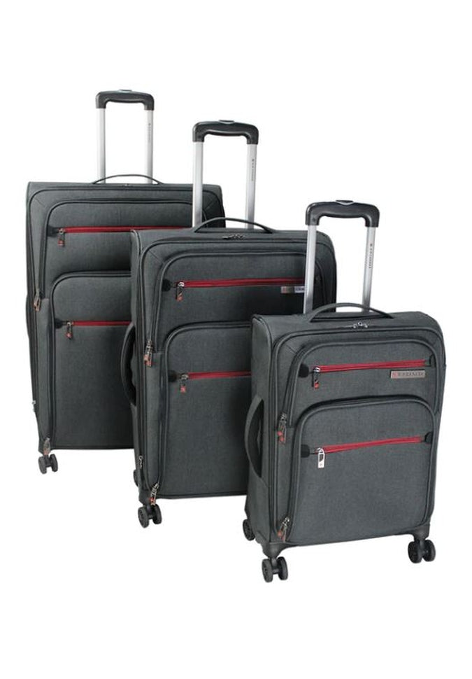 Air Canada Soft Side Large Suitcase - Lightweight Expandable Luggage with Wheels for Travel, Business Trips & Vacations