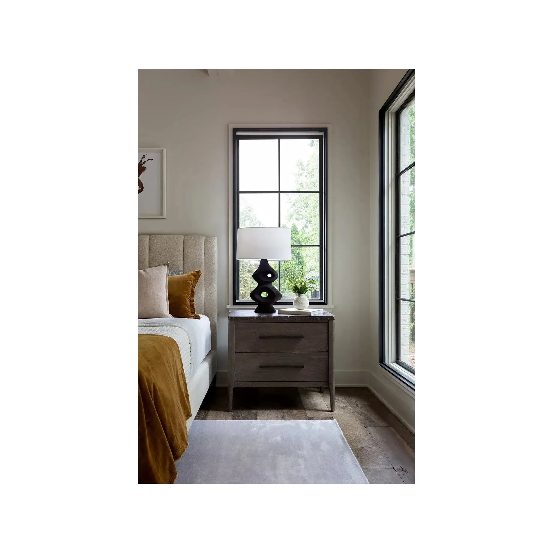Erinn Nightstand - Modern Bedside Table with Storage Drawer, Wooden End Table for Bedroom, Living Room & Office - Perfect for Small Spaces & Home Decor