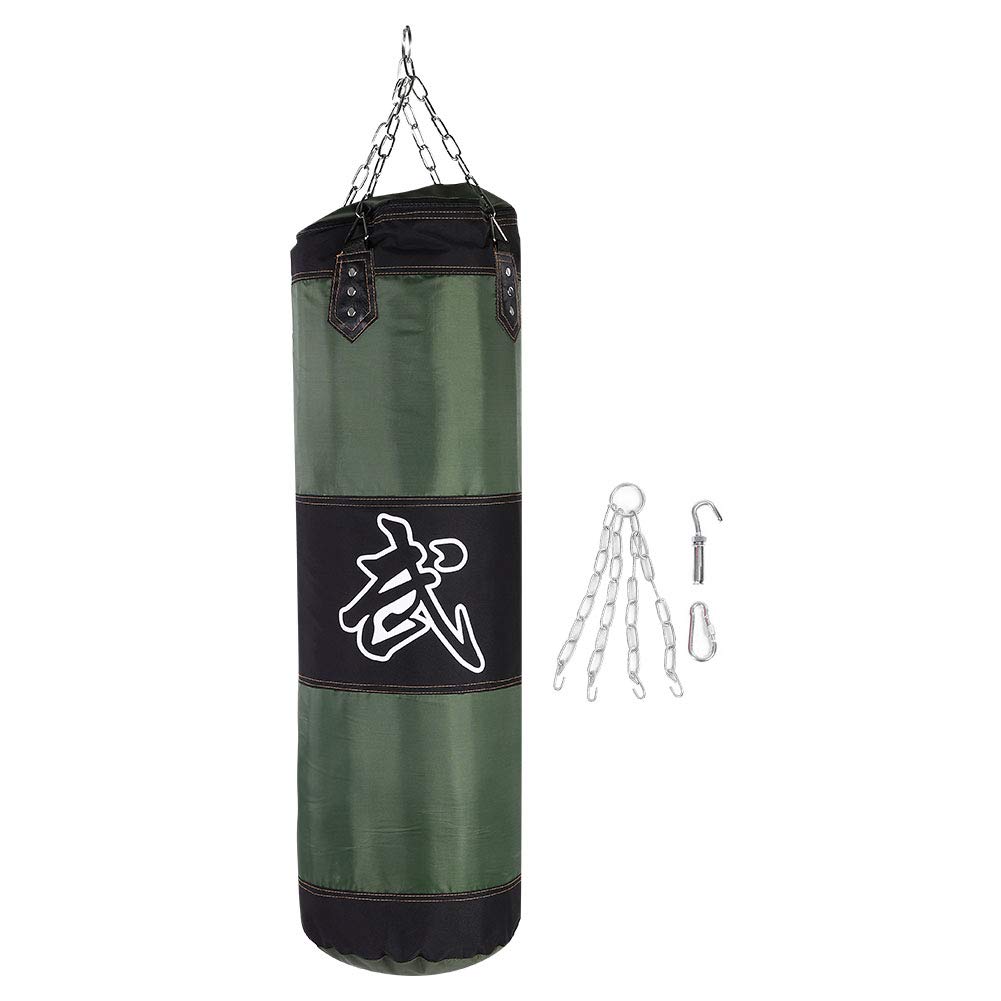 Heavy Duty Punching Bag for Boxing, MMA, Karate & Kickboxing Training - Durable Empty Sandbag for Home Gym & Martial Arts Practice - Perfect for Strength, Speed & Endurance Workouts