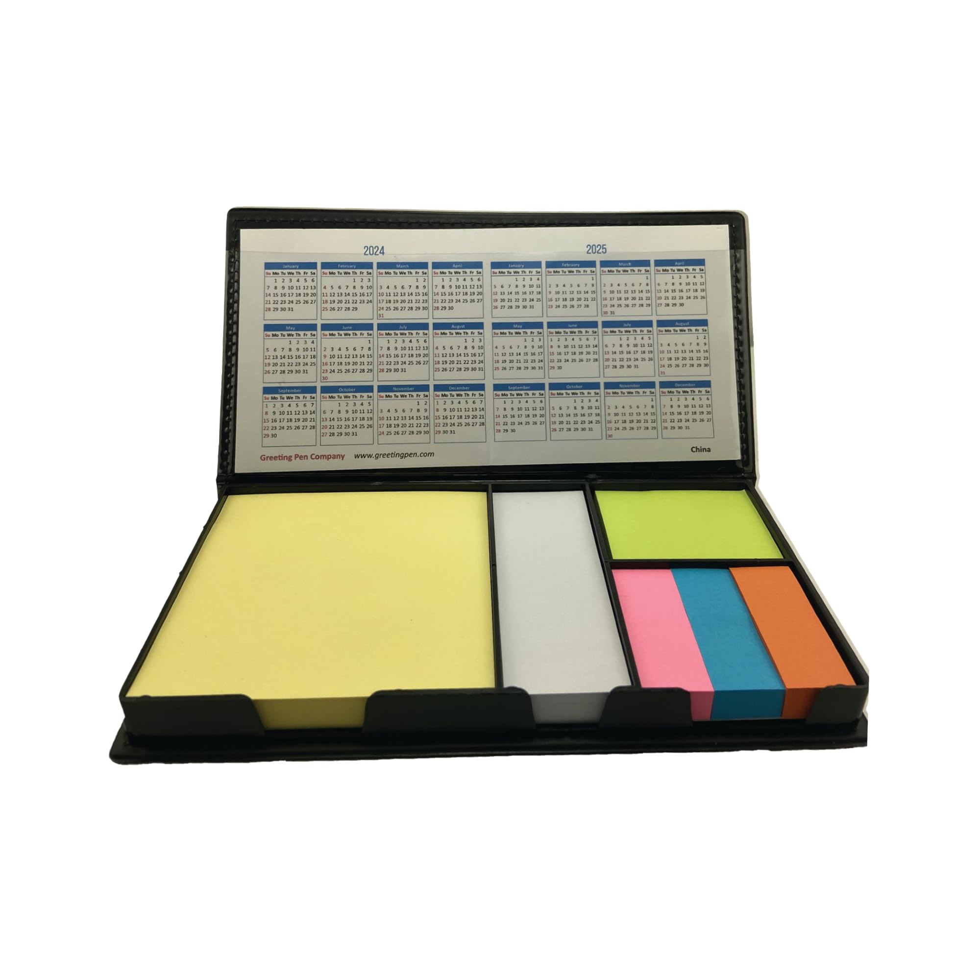 University of Iowa Hawkeyes Greeting Pen & Sticky Notes Desk Set - Perfect for College Students, Office Workers & Hawkeyes Fans (Set 2139) - Great for Dorm Rooms, Work Desks & Gift Giving