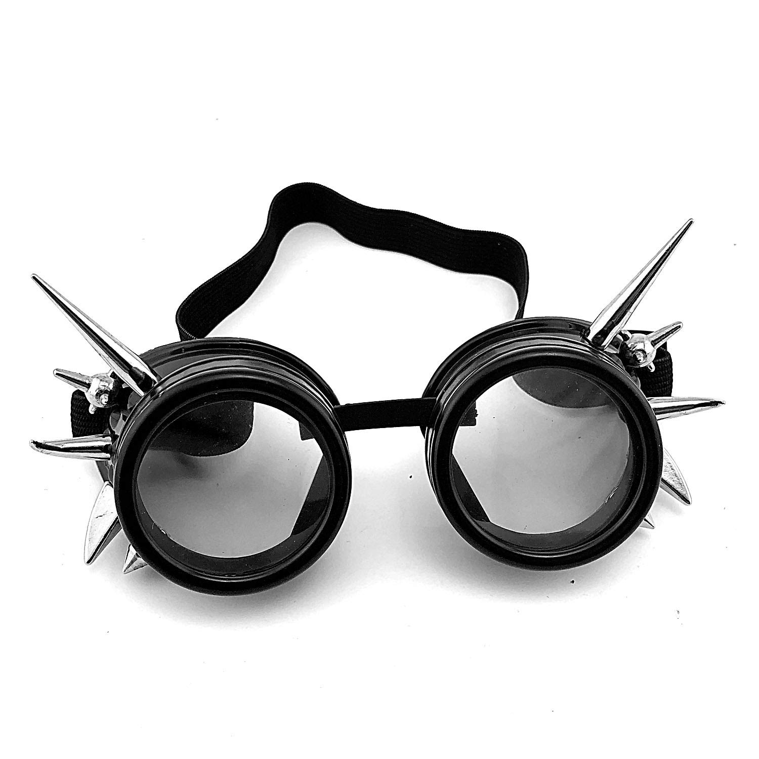 Steampunk Cosplay Goggles with Spikes - Gothic Unisex Glasses for Costume & Halloween - Perfect for Steampunk Outfits, LARP Events, and Cosplay Conventions