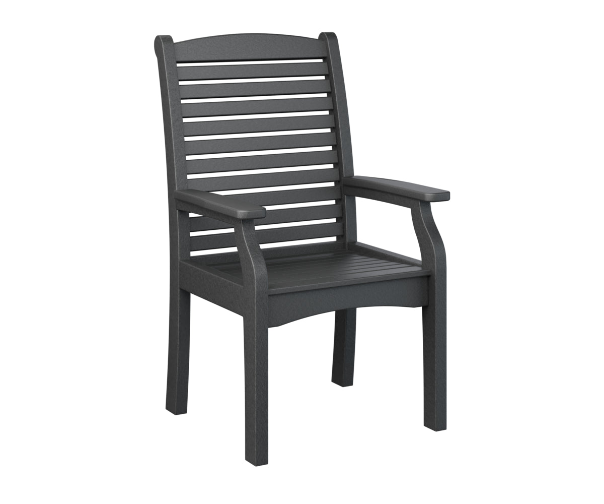 Berlin Gardens Classic Terrace Dining Chair - Weather-Resistant Outdoor Patio Furniture for Garden, Deck, and Poolside Use
